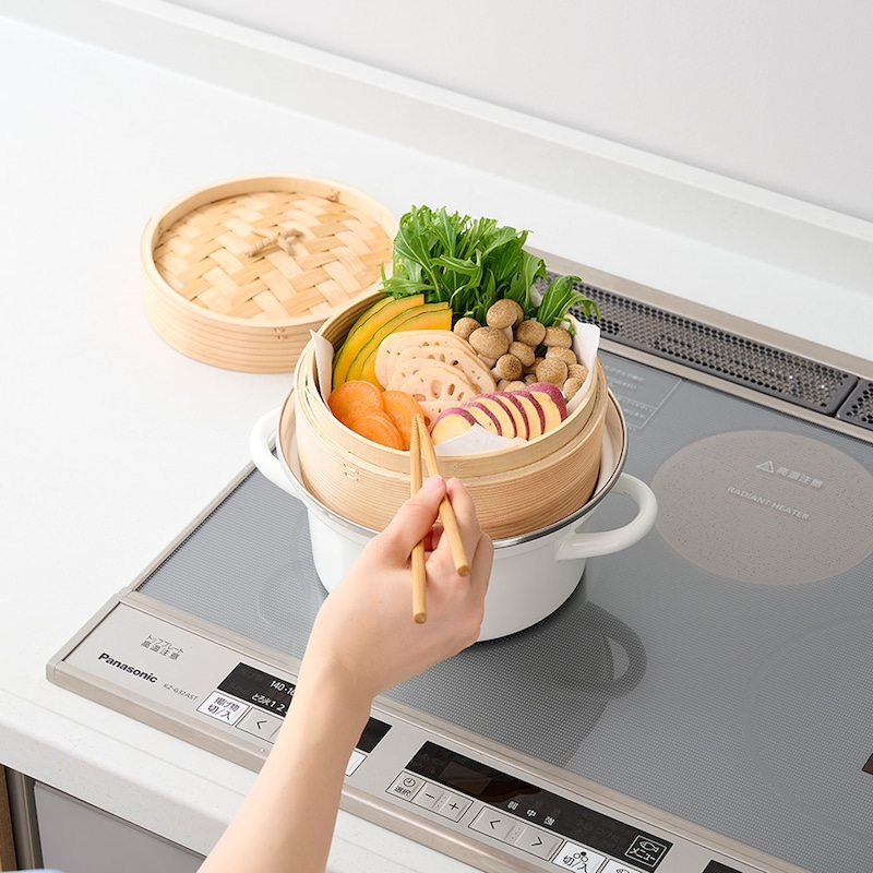 シートを敷くだけでせいろのお手入れラクラク