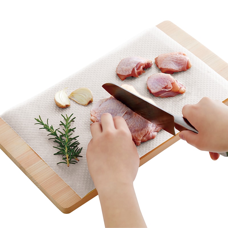 まな板につく雑菌、汚れ、におい、色移りを防止して衛生的に