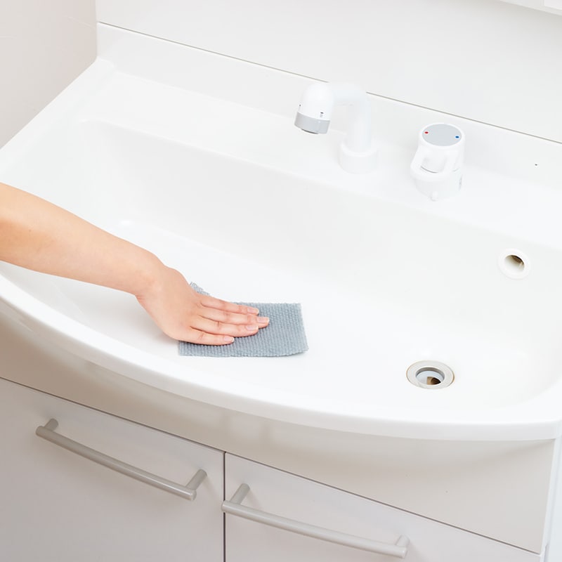 スポンジ代わりにサッと使える