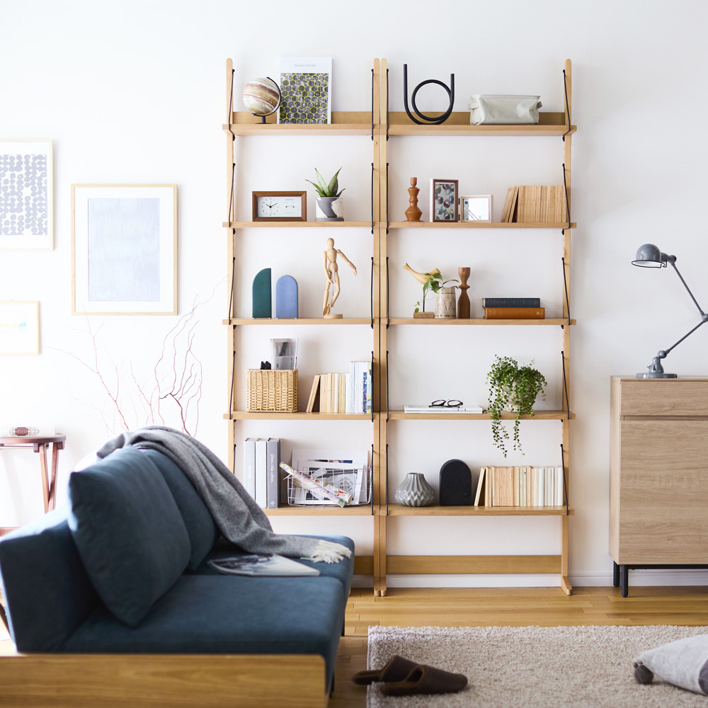 突っ張らずに取り付けられる壁面ラック「WALL FREE」 <幅45/幅60/幅75cm> 突っ張らずに取り付けられる壁面ラック「WALL FREE」 <幅45/幅60/幅75cm>