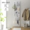 突っ張らずに取り付けられる有孔ボード風スチールラック  「WALL FREE」＜幅45.5cm＞