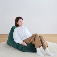 座椅子のように使えます：グリーン