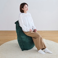 立ててスツールのようにも使えます：グリーン