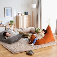 チャコール、オレンジ