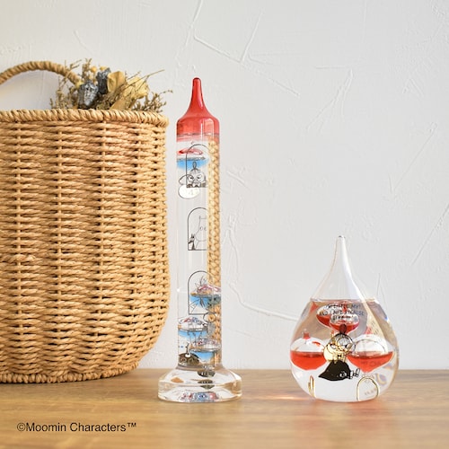 ガラスフロート温度計「ムーミン」