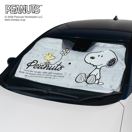 折りたたみ傘型車用サンシェード「スヌーピー」
