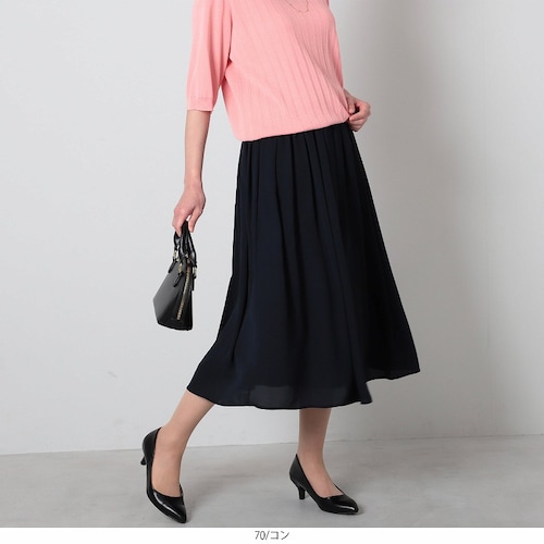 ジョーゼットスカート 【大きいサイズ】