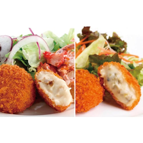 境港産かにのクリーム＆北海道産ホタテのコロッケ