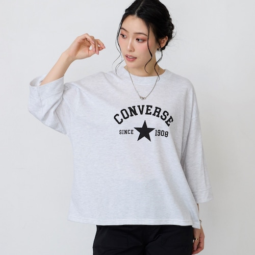 8分袖切替Tシャツ