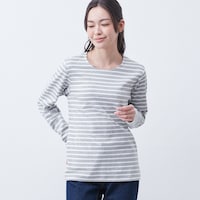 杢グレー×オフ