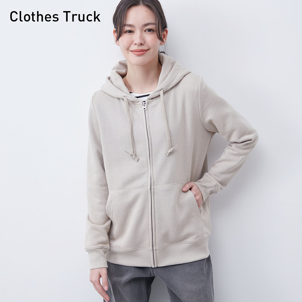 【クローズトラック/CLOTHES TRUCK】裏毛ZIPパーカー