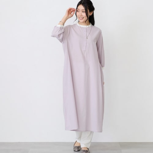 クレリック7分袖ワンピース