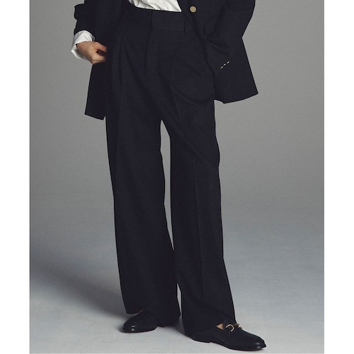 【uncrave／アンクレイヴ】TWドビードスキン ワイドトラウザー