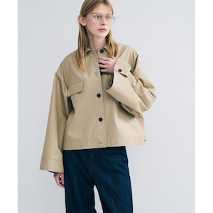 【オンワード樫山】【uncrave/アンクレイヴ】チノギャバジン ブルゾン