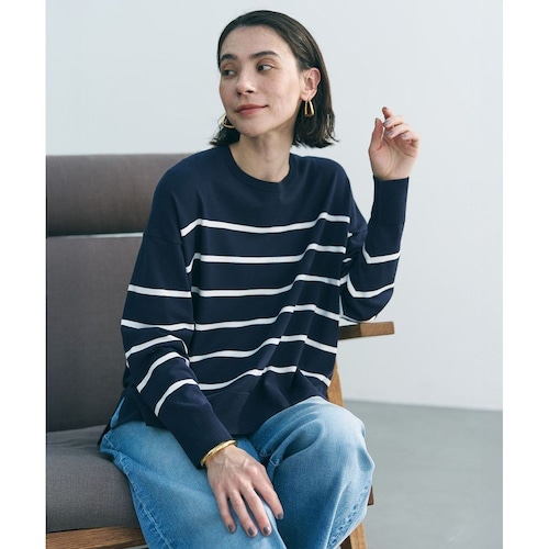 【UNFILO／アンフィーロ】マイビューティニット クルーネック