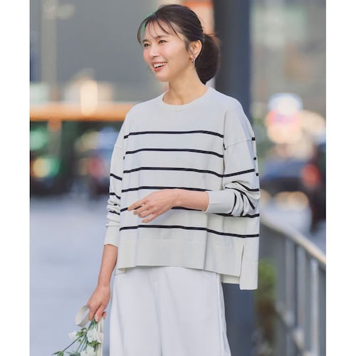 【UNFILO／アンフィーロ】マイビューティニット クルーネック