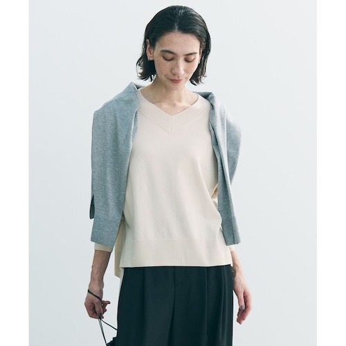 【UNFILO／アンフィーロ】マイビューティニット Vネック