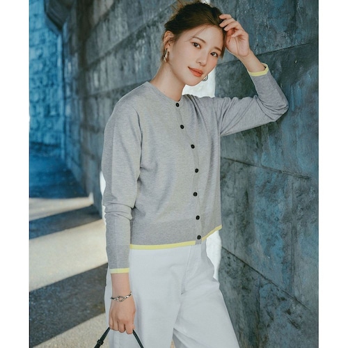 【UNFILO／アンフィーロ】マイビューティニット バイカラーカーディガン