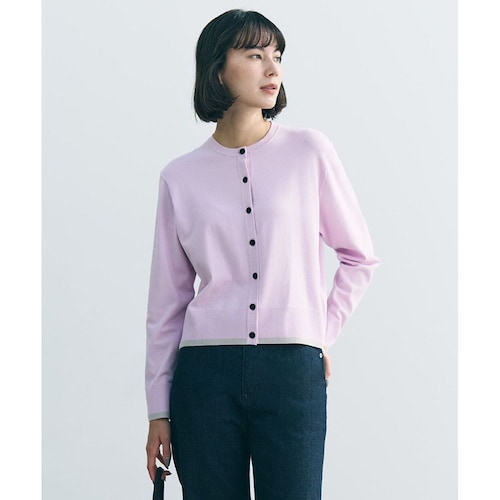 【UNFILO／アンフィーロ】マイビューティニット バイカラーカーディガン