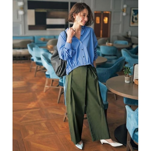 【UNFILO／アンフィーロ】アシンメトリー ラップパンツ