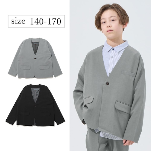 ノーカラージャケット