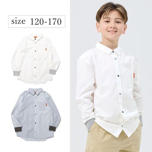 袖リブハッピーシャツ