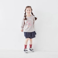 グレージュ／モデル身長110.5cm・110サイズ