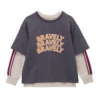 チャコール×サンドベージュ