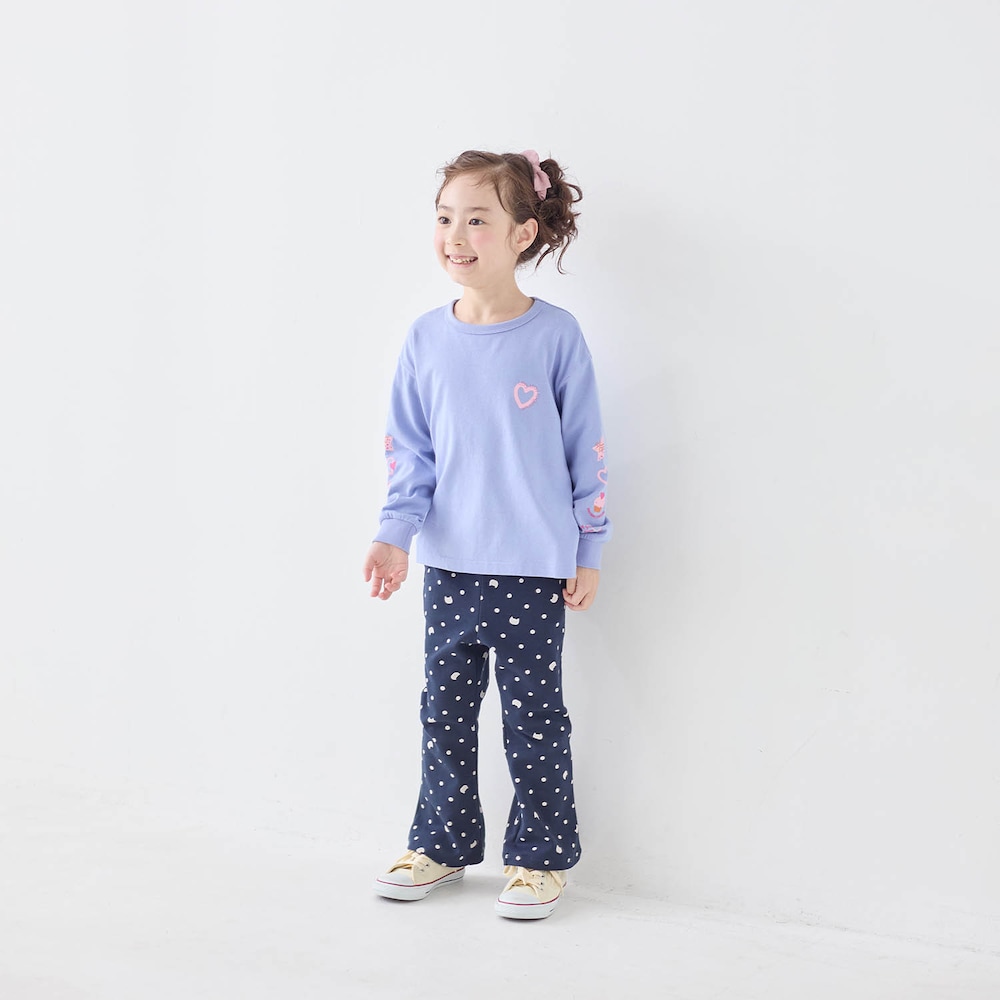 ラベンダーブルー／モデル身長110.5cm・110サイズ