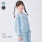 肩チュール切替えレースラインリボンプルオーバー 【子供服 長袖】