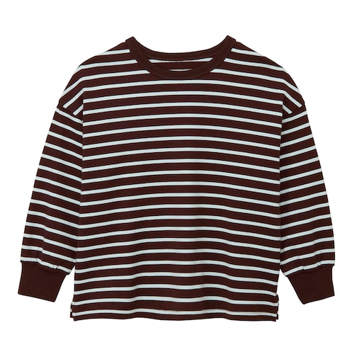 親子でリンクボーダービッグシルエット長袖Ｔシャツ 【子供服】