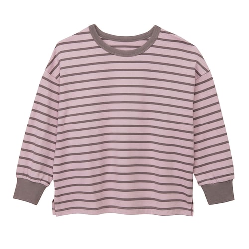 親子でリンクボーダービッグシルエット長袖Ｔシャツ 【子供服】