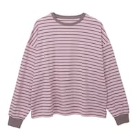 ペールピンク×グレー