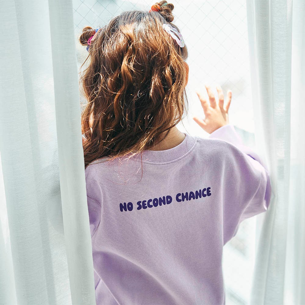 ホワイトラベンダー（NO SECOND CHANCE）／モデル身長109cm・110サイズ