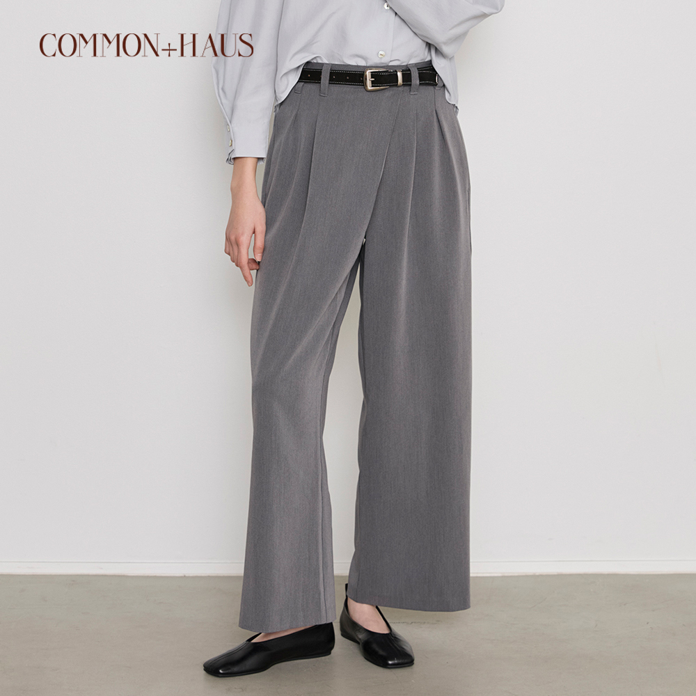 【COMMON+HAUS】ラップトラウザー
