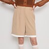 【COMMON+HAUS】レイヤード風ショートパンツ