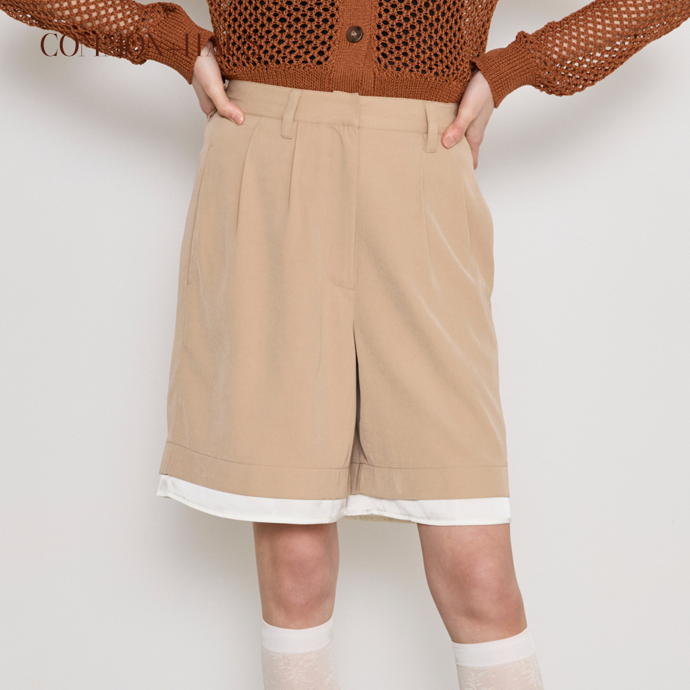 【COMMON+HAUS】レイヤード風ショートパンツ