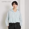 【COMMON+HAUS】麻混シアーニットパーカ