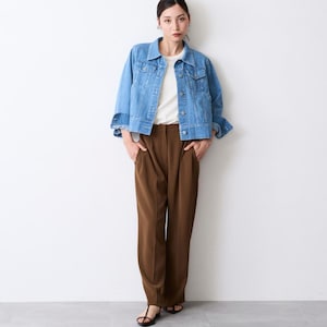 製品洗いのデニムジャケットはこれからの季節にぴったり