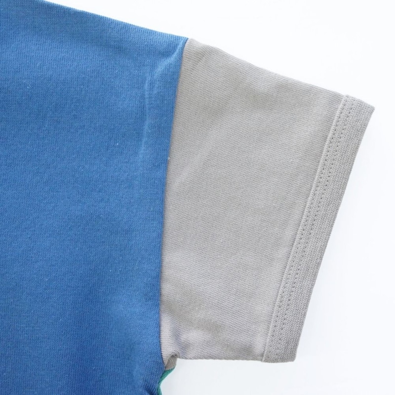 袖部分　※ブルー＆グリーン