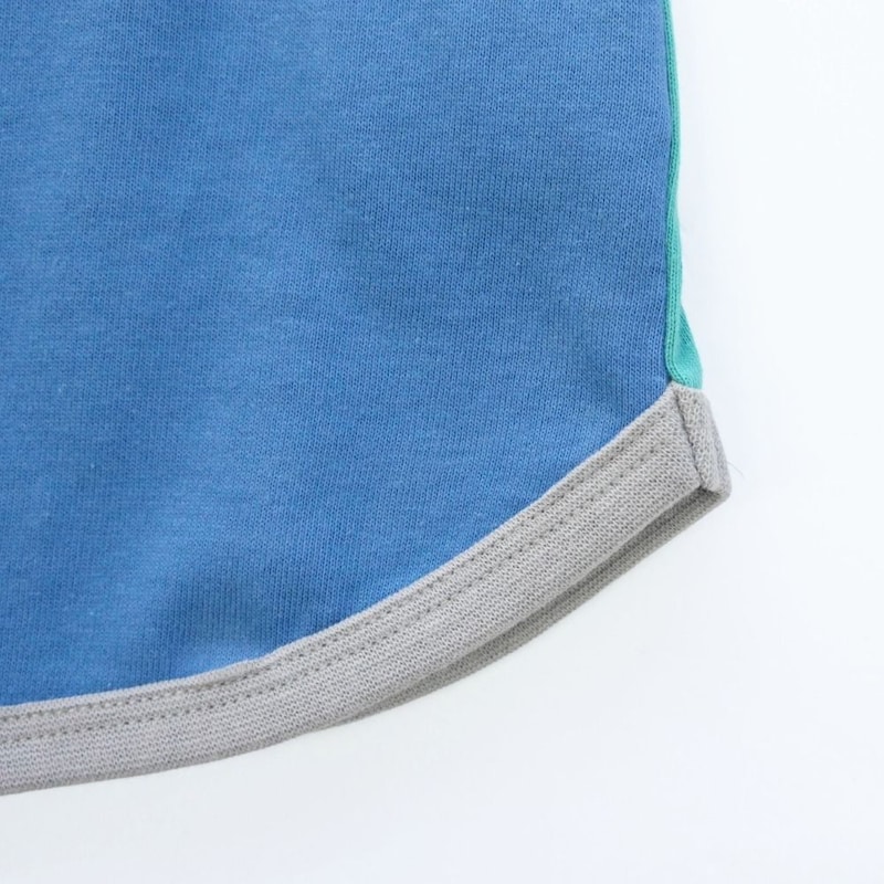 裾部分　※ブルー＆グリーン