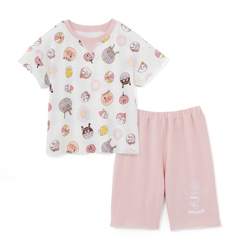 アンパンマン 薄くて涼しい総柄半袖パジャマ