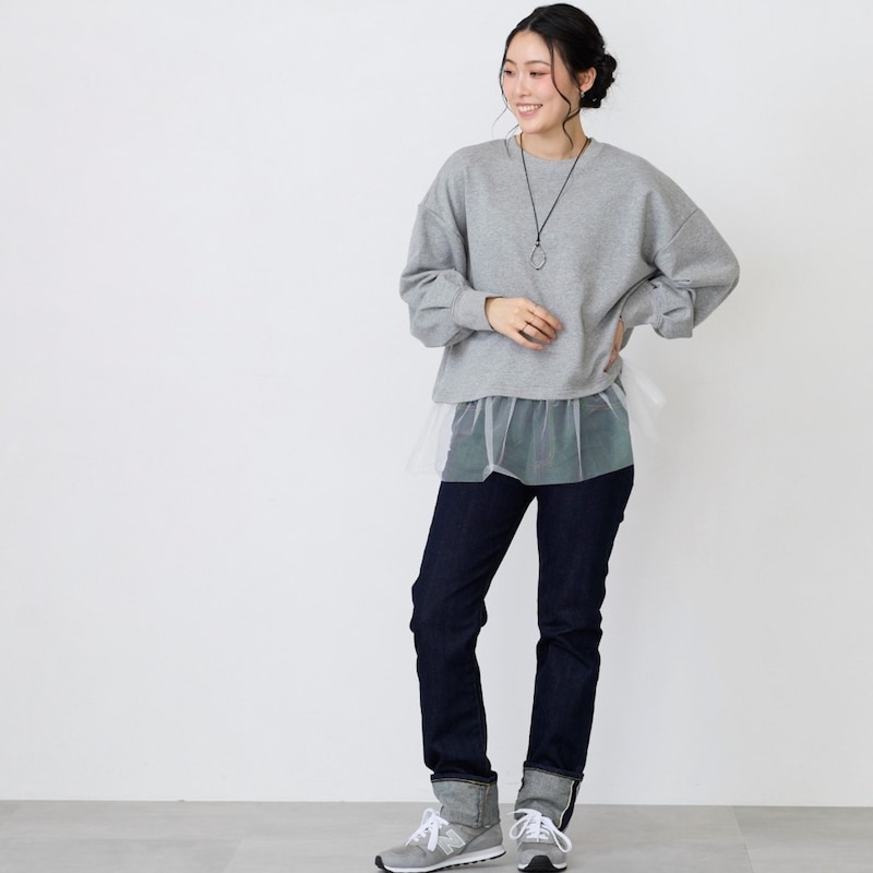 モデル身長167cm／Ｍ～Ｌサイズ