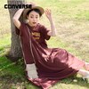 【コンバース/CONVERSE】2段切替えギャザーワンピース