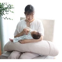 清潔を保ちやすいから、赤ちゃんの授乳クッションとしてもおすすめ