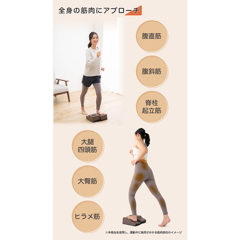 ウォーキングに比べて効率的な踏み台昇降運動に