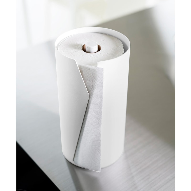 側面が覆われているのでぺーパーが広がらず、ホコリの付着を防止