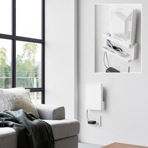 ウォール隠せるルーター収納 石こうボード壁対応