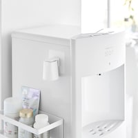 洗面台やウォーターサーバー横などに設置すると、使いたい時にサッと手に取ることができ、サッと戻せます