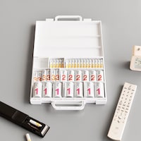 収納部の内寸は乾電池の種類に合わせた、ジャストフィットするサイズ設計